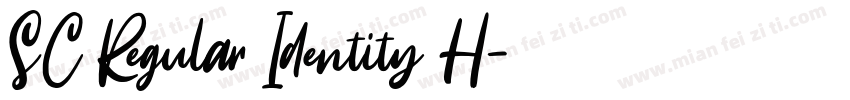 SC Regular Identity H字体转换